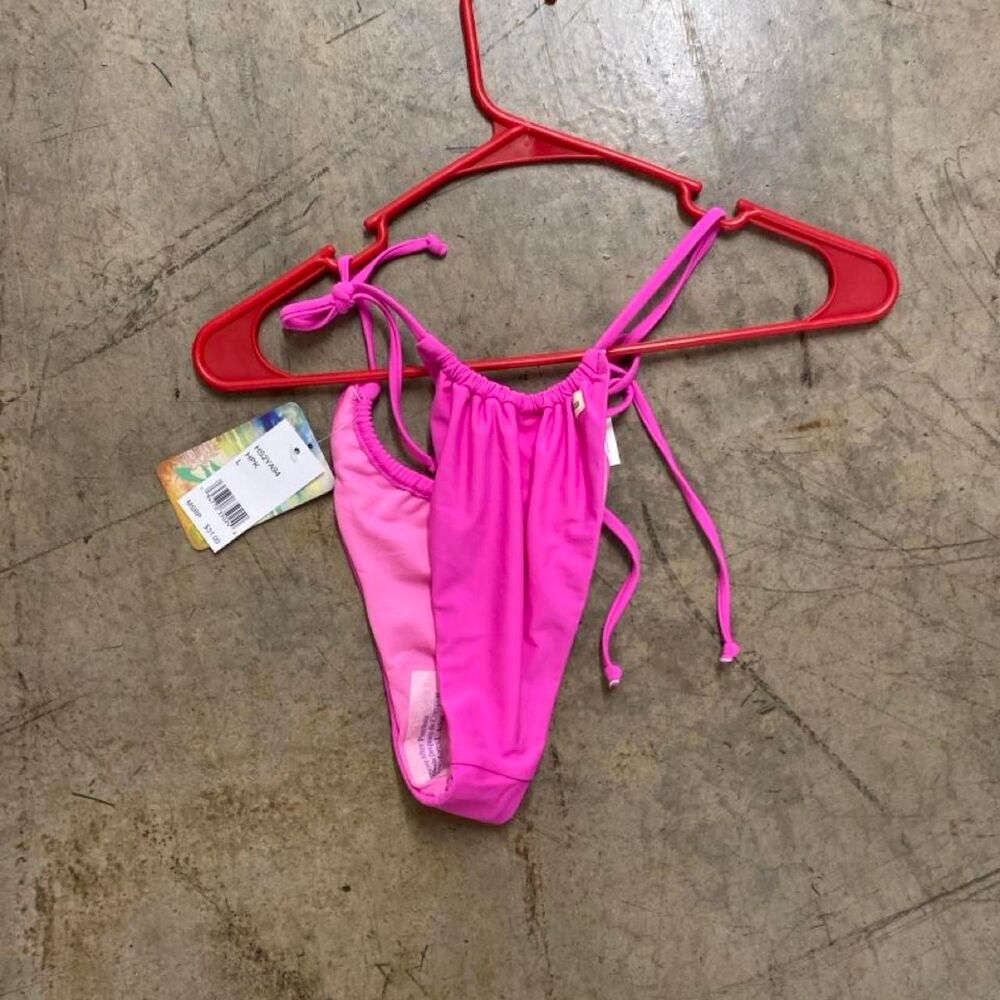 Hobie Women's Pink Bikini bottoms- Large